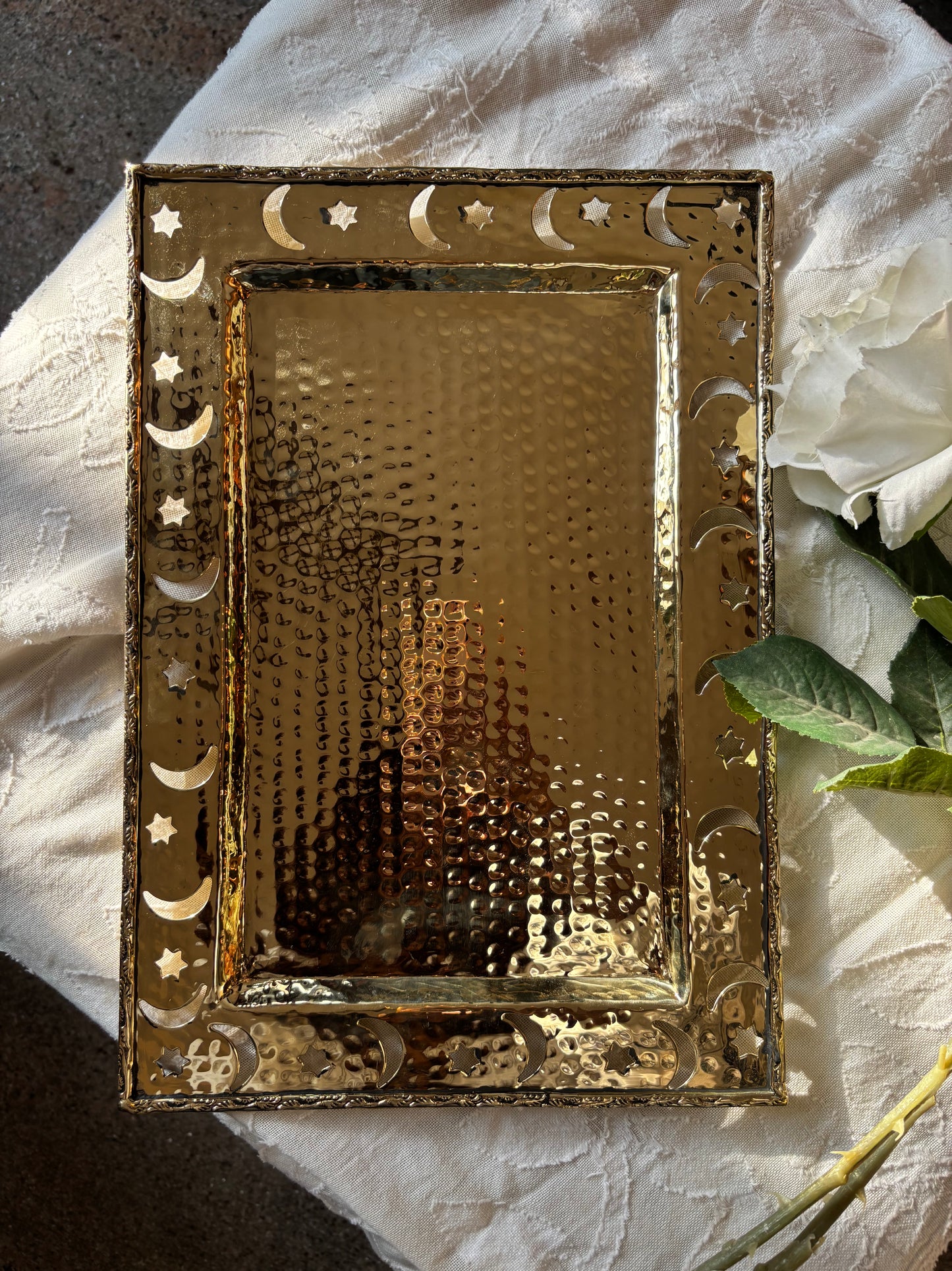 Noor Brass Tray – A Radiant Touch for Ramadan 🌙✨