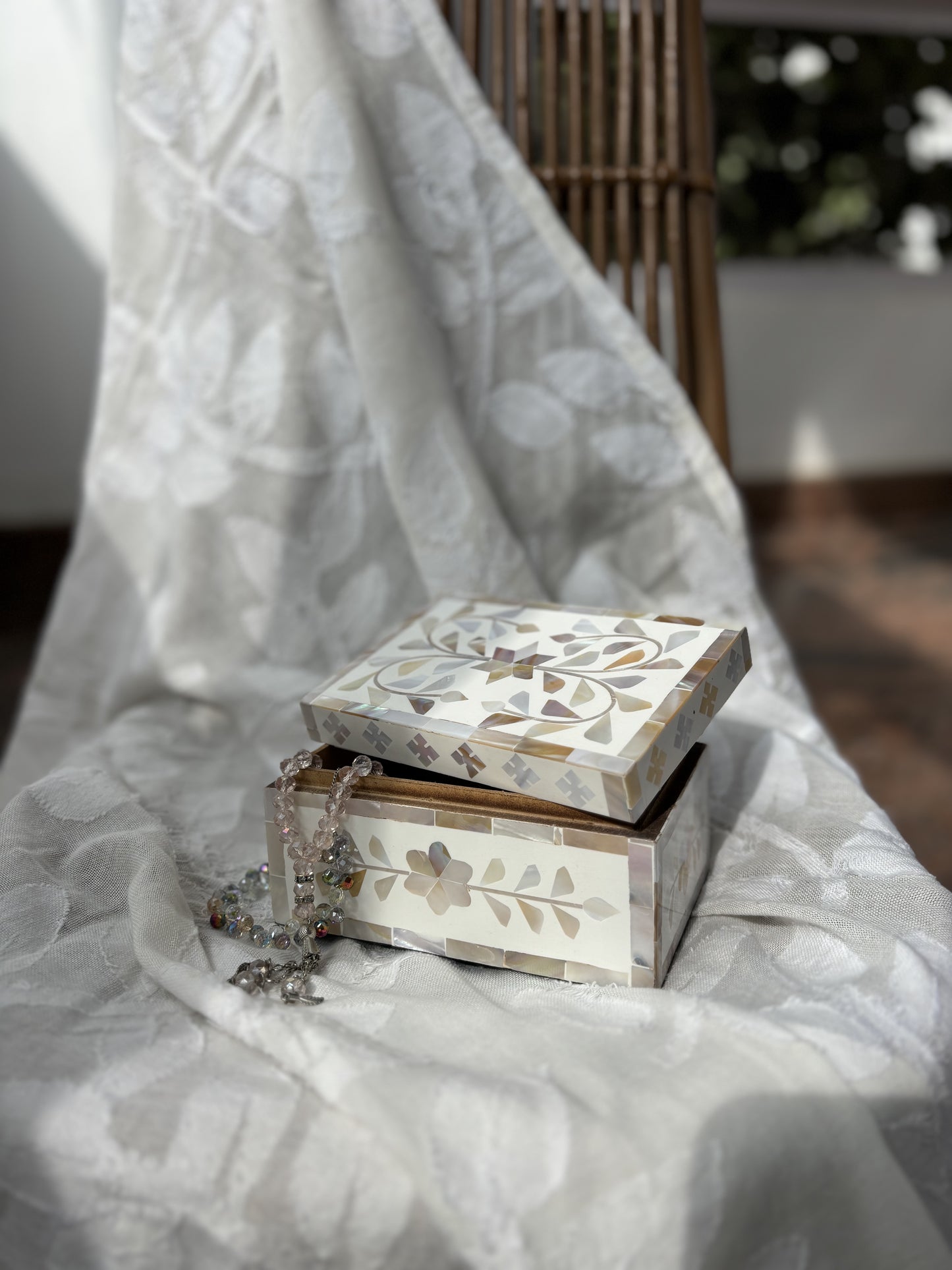 Mother-of-Pearl Jewelry Box Collection