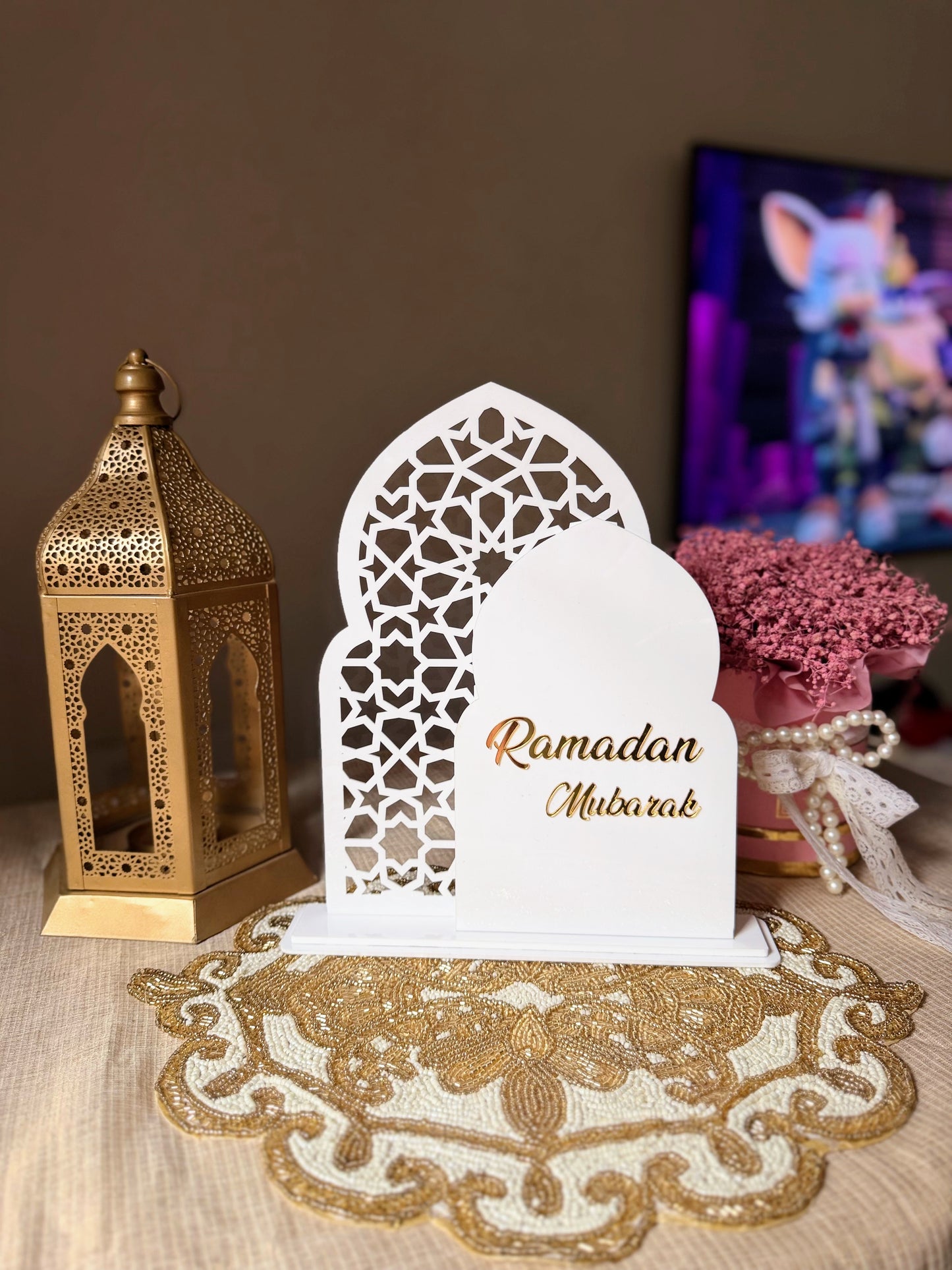 Ramadan Mubarak/ Eid Mubarak Acrylic stand