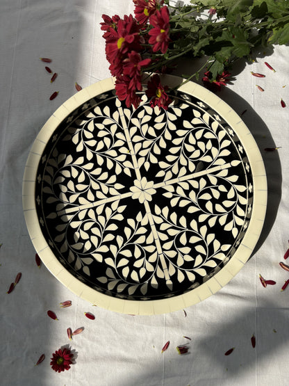 Elysian Inlay Tray- Round