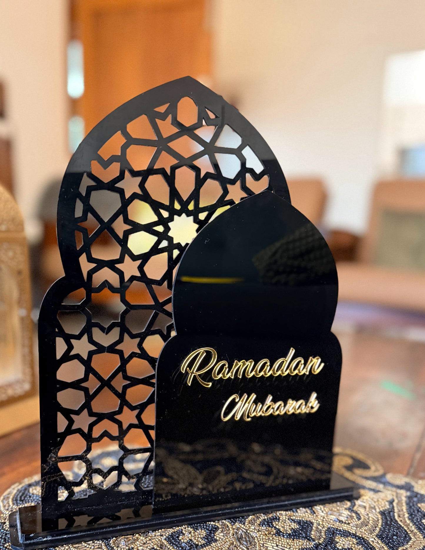 Ramadan Mubarak/ Eid Mubarak Acrylic stand