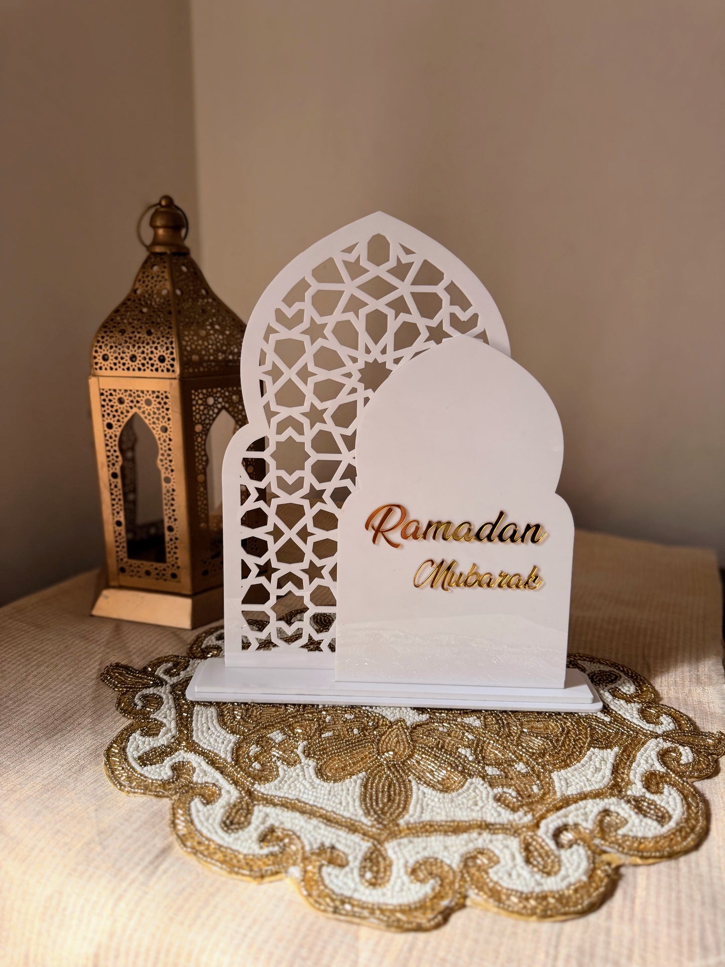 Ramadan Mubarak/ Eid Mubarak Acrylic stand