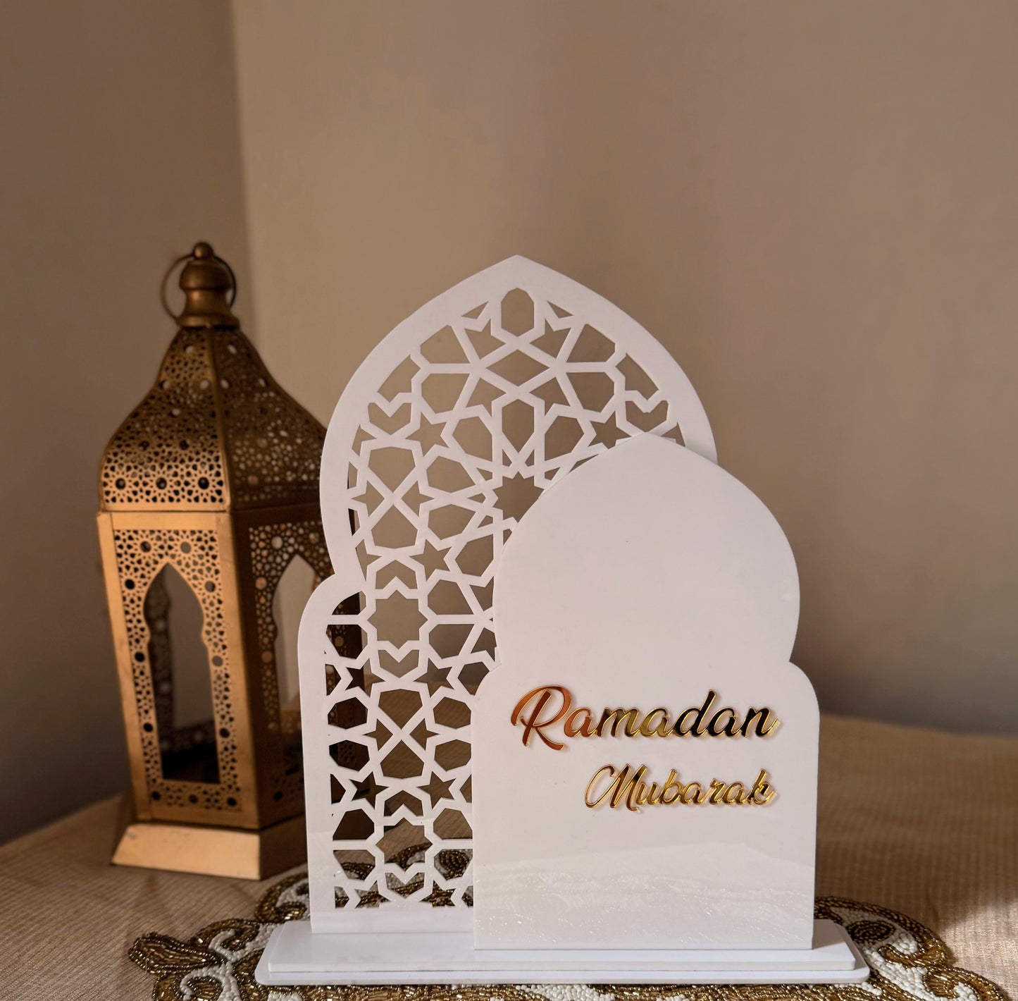 Ramadan Mubarak/ Eid Mubarak Acrylic stand